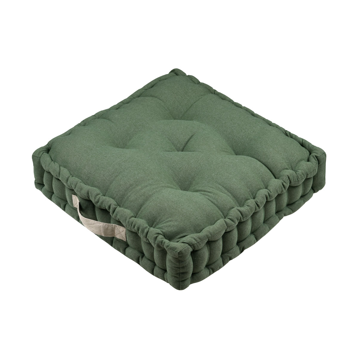 Coj&iacute;n RILAX verde de algod&oacute;n 60x60cm