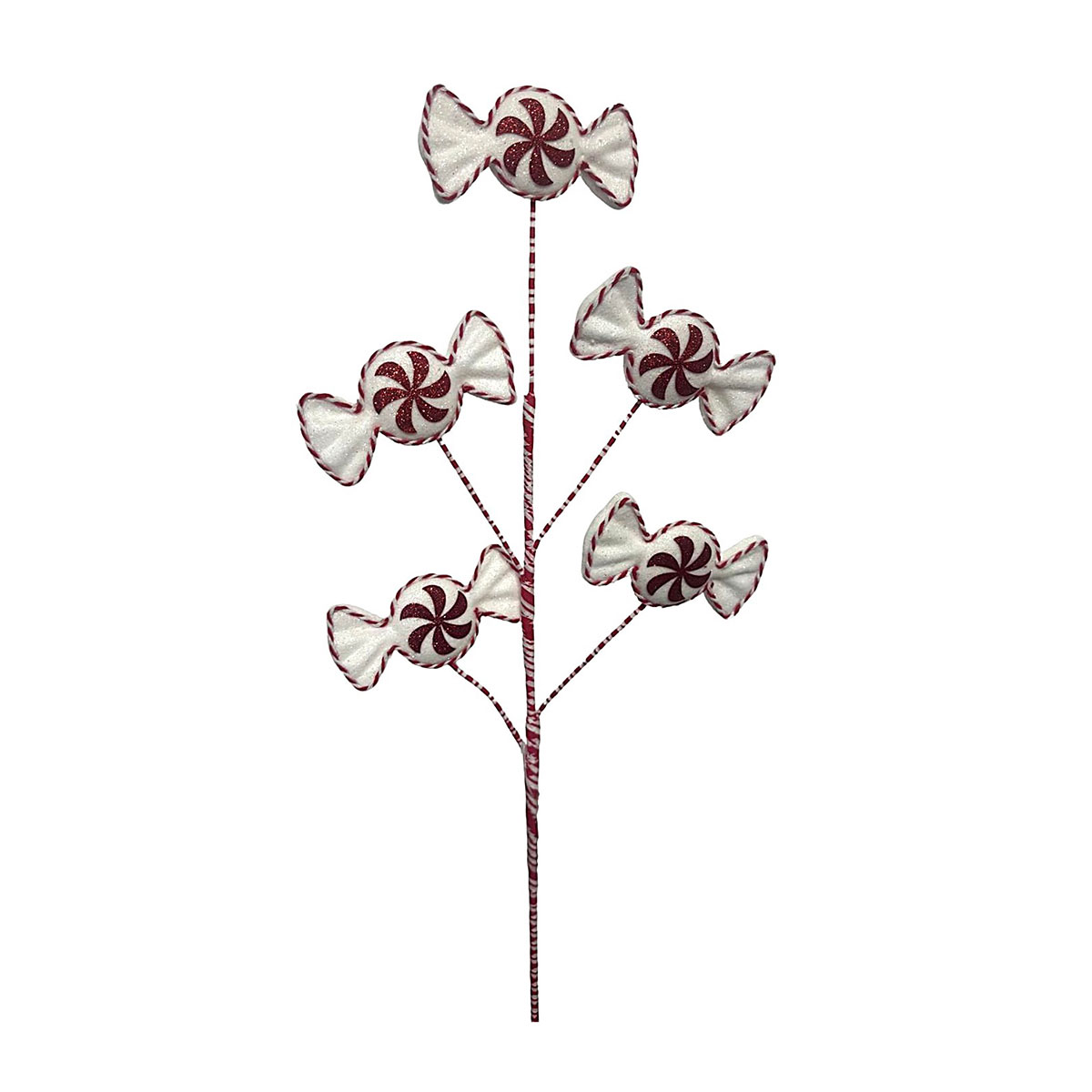 Rama caramelos de Navidad 65cm 