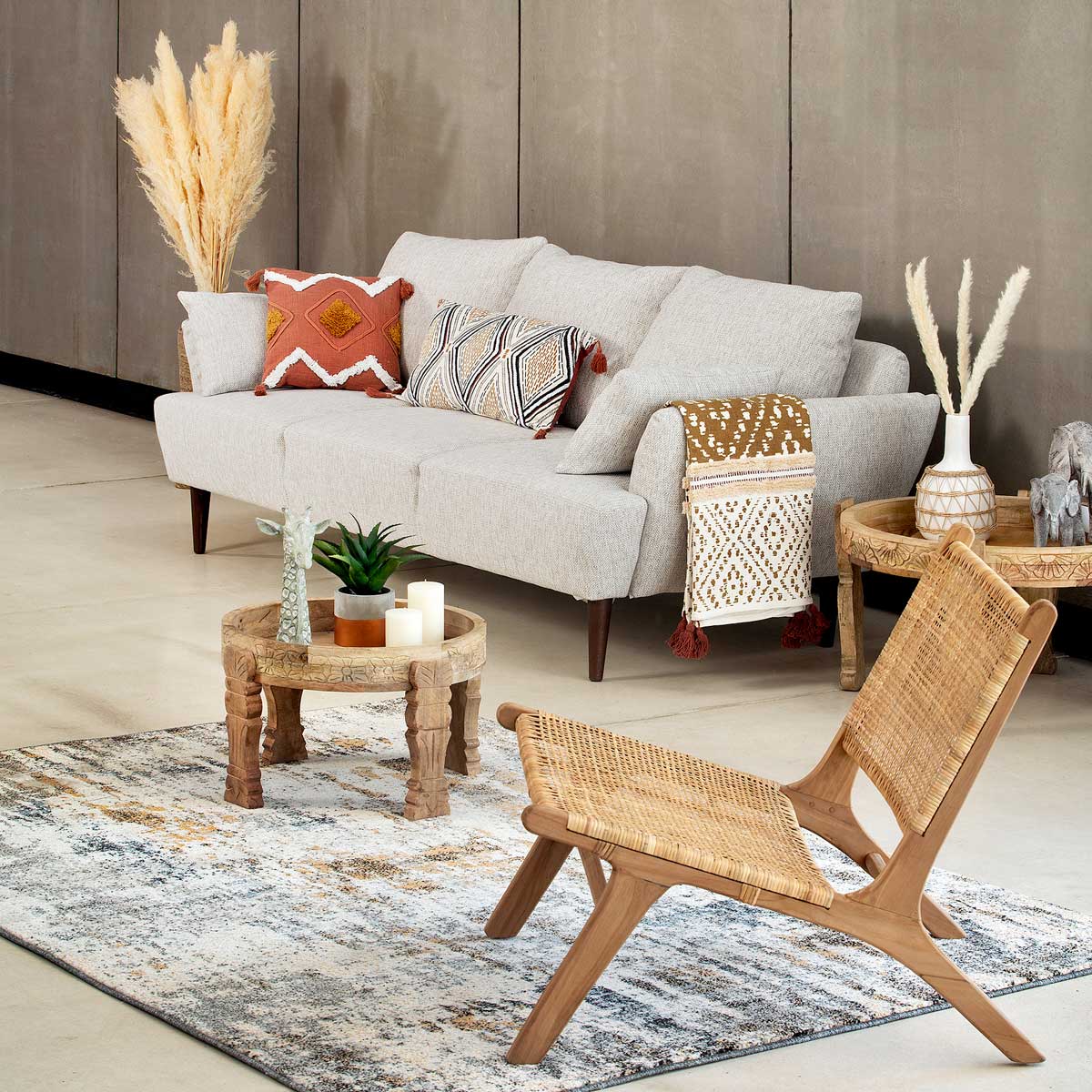 Mesa Auxiliar Gipsy De Madera 75x43Cm