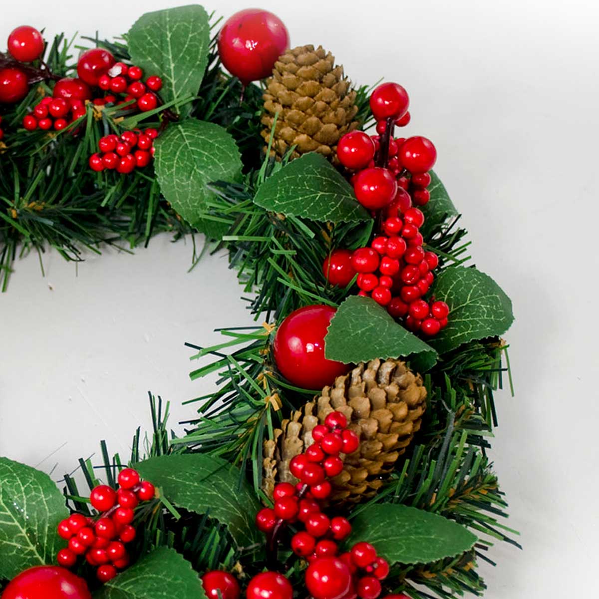 Corona De Navidad Decorada 36cm