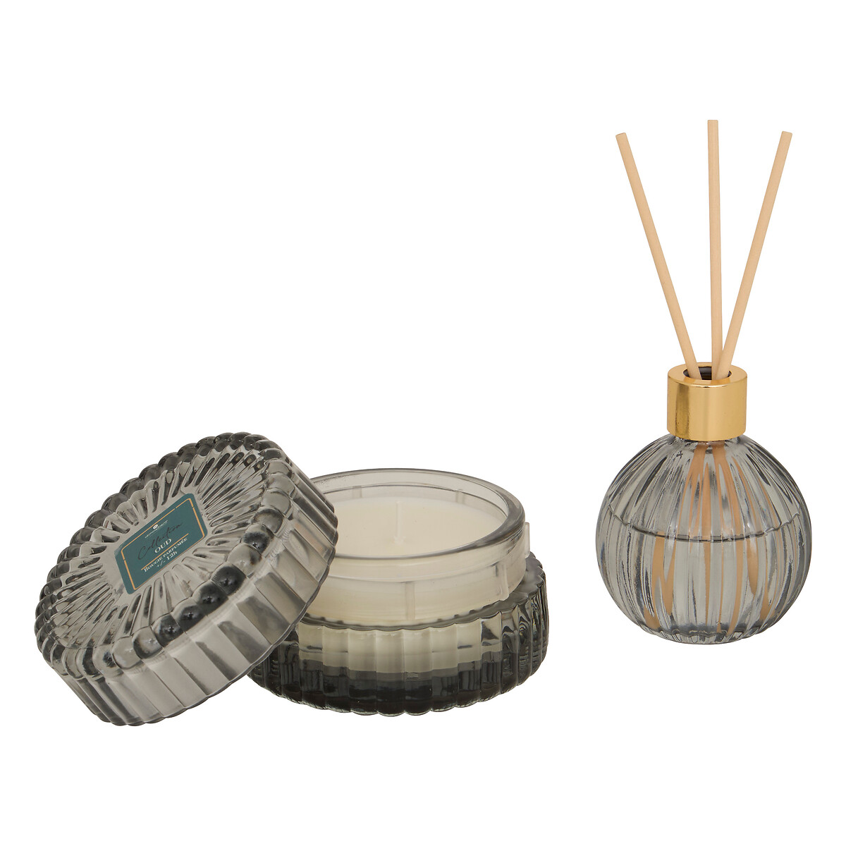 Coffret ambientador y vela COLLECTION oud