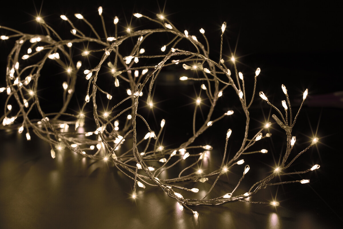 Guirnalda De Navidad 400 Led Blanco C&aacute;lido
