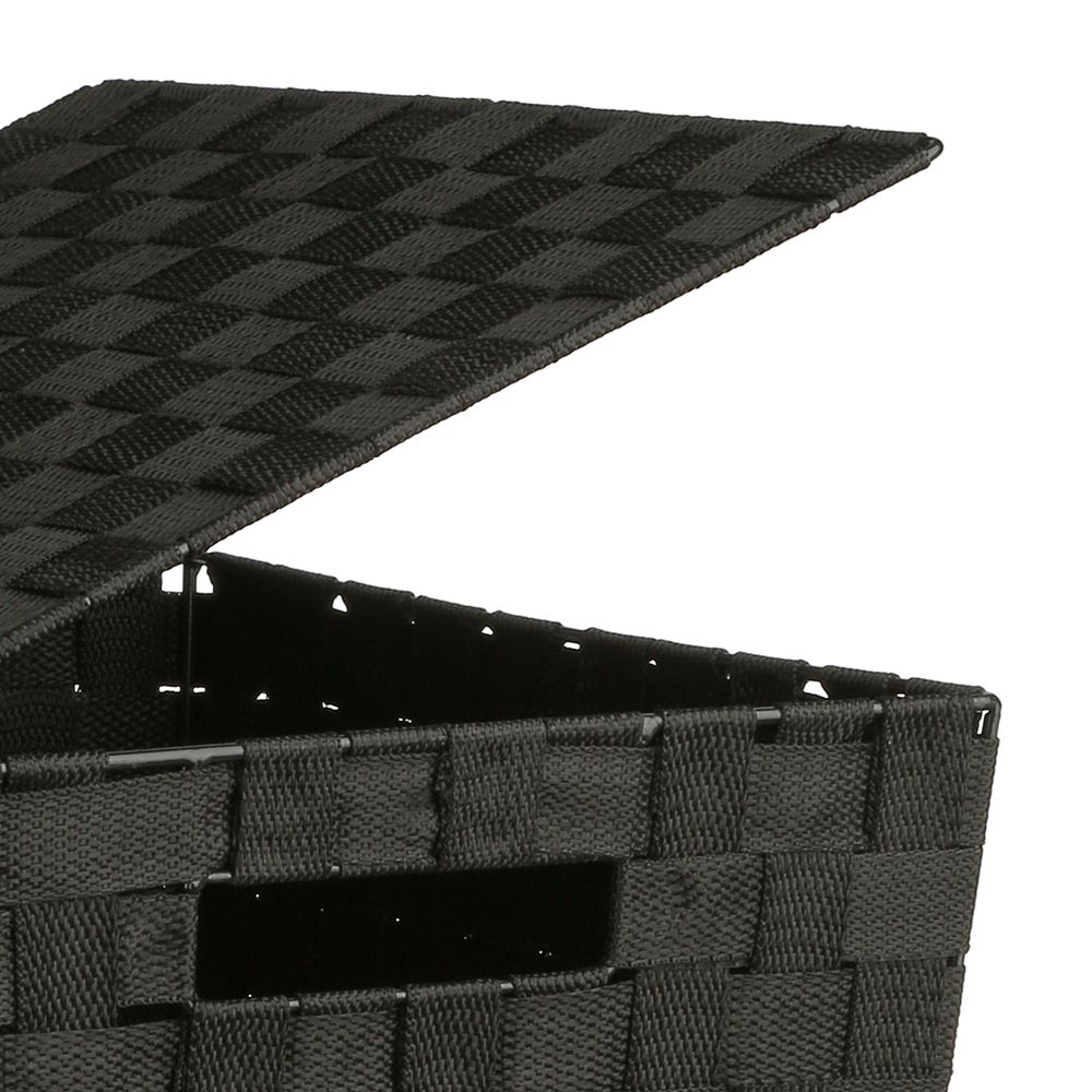 Cesto Ropa Ba&ntilde;o Negro 