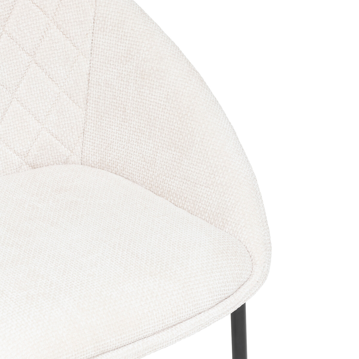 Sill&oacute;n de tejido beige SELISO 