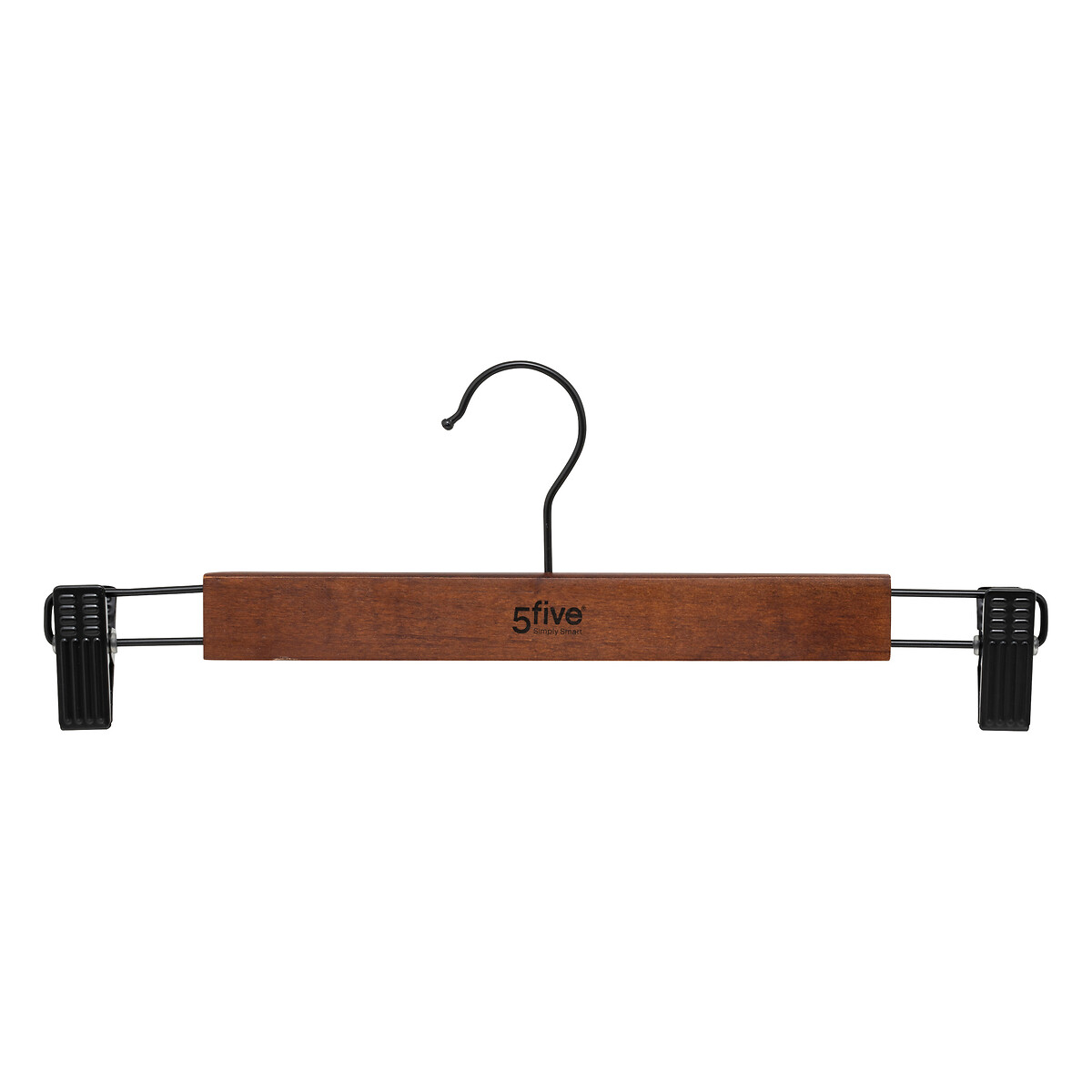 Set De 2 Perchas De Madera Con Pinzas