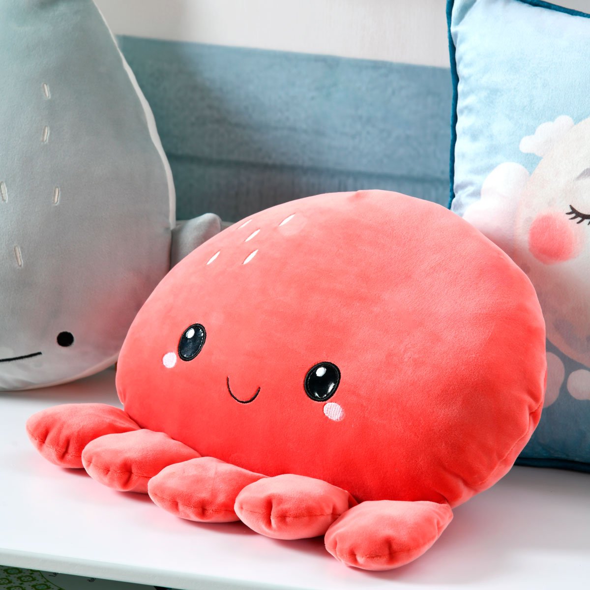 Peluche pulpo MOBY 37 cm