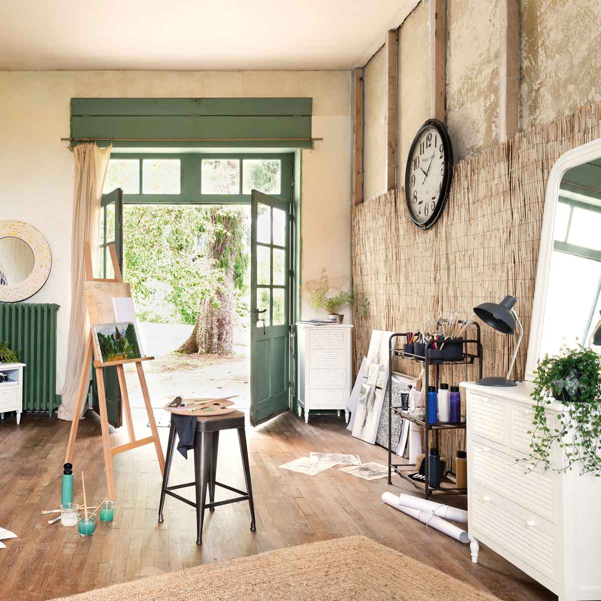 Candeeiro Mesa Célia Em Metal Cinza