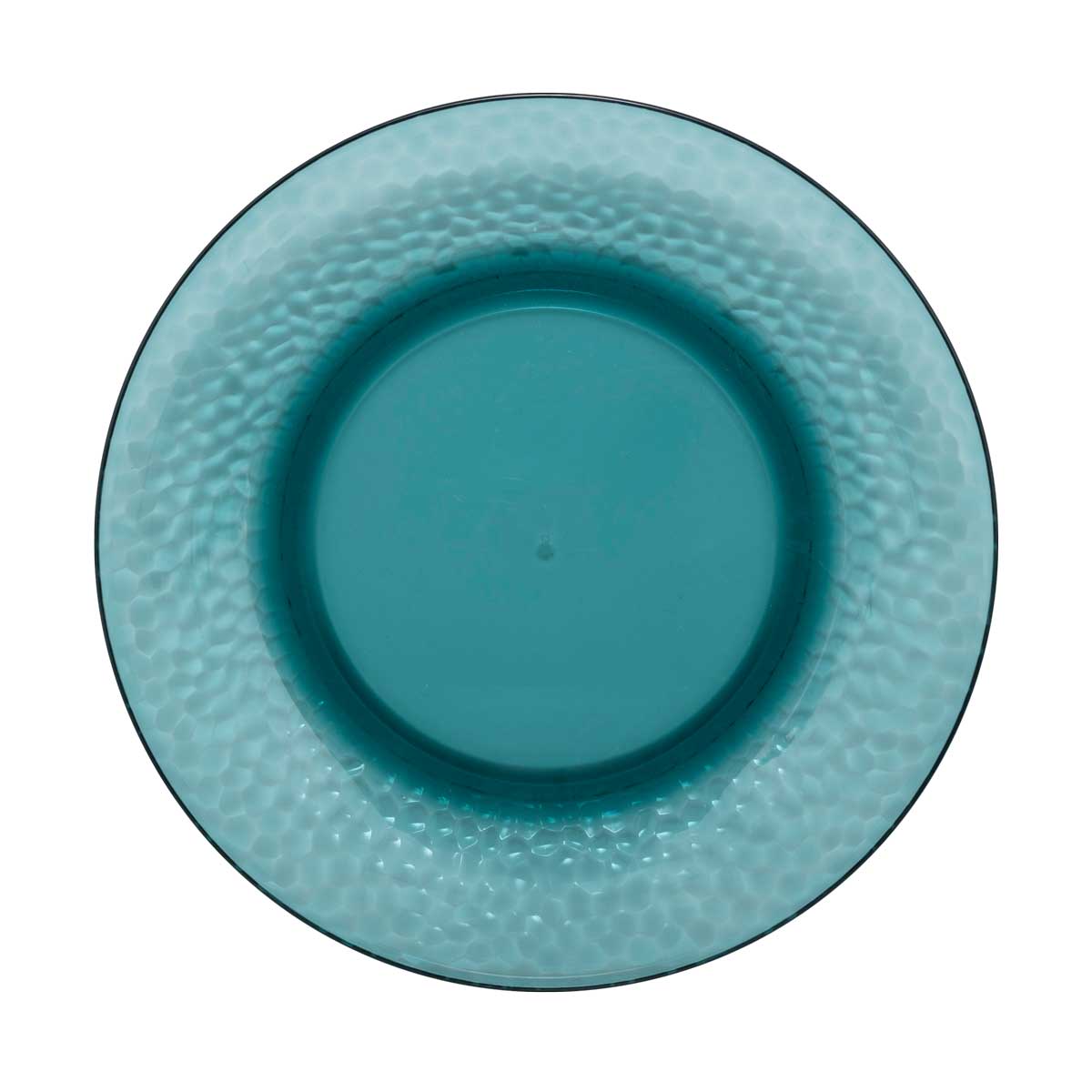 Plato llano ESTIVA 27cm verde de poliestireno 