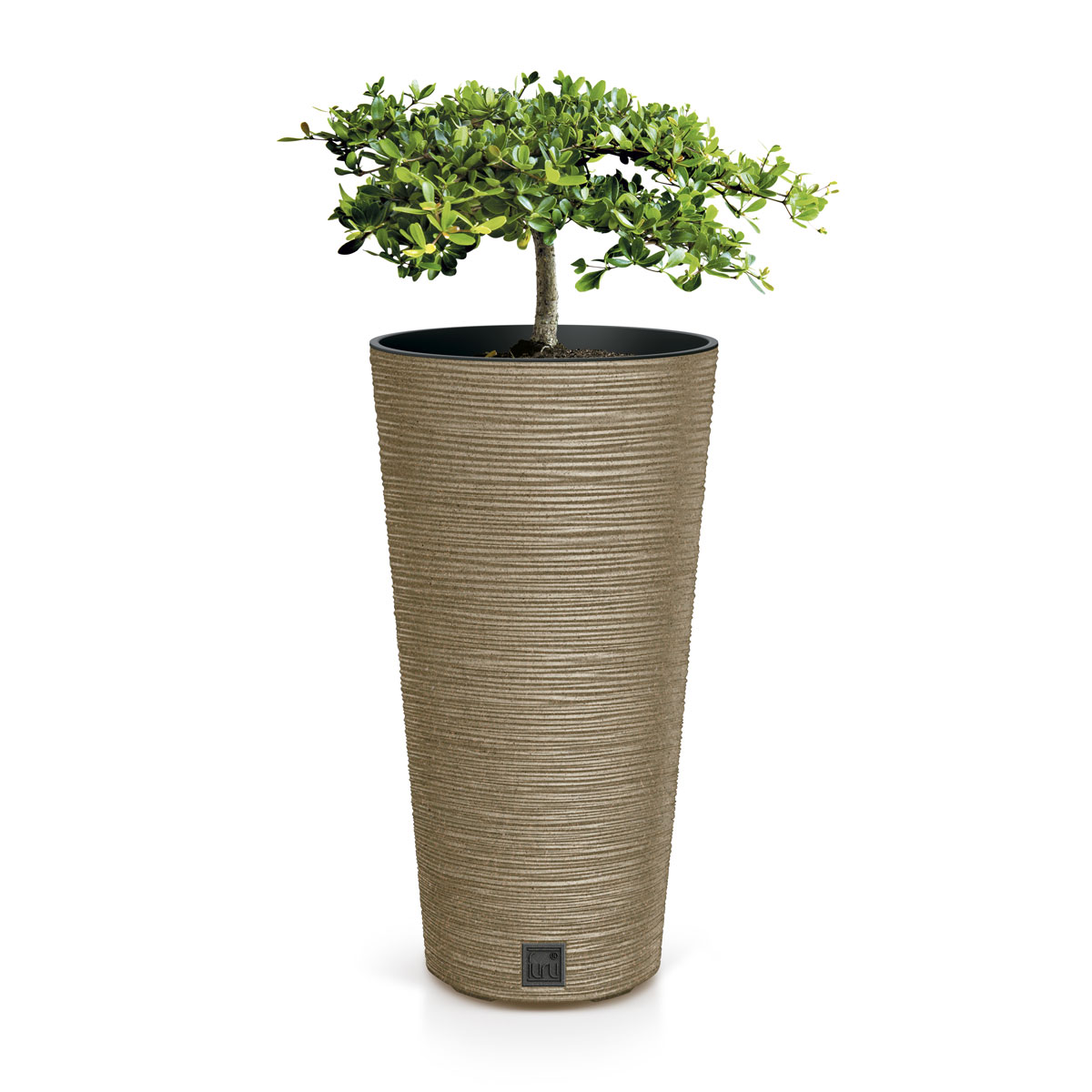 Maceta FURU ECO WOOD marr&oacute;n 48cm
