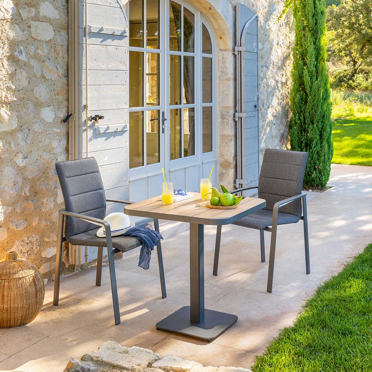 Silla DIESE gris antracite y graphite