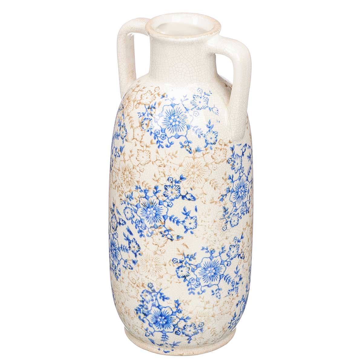 Jarr&oacute;n azul de cer&aacute;mica 38cm