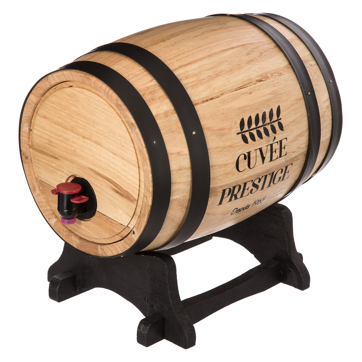 Dispensador barril de vino de madera 5.5l