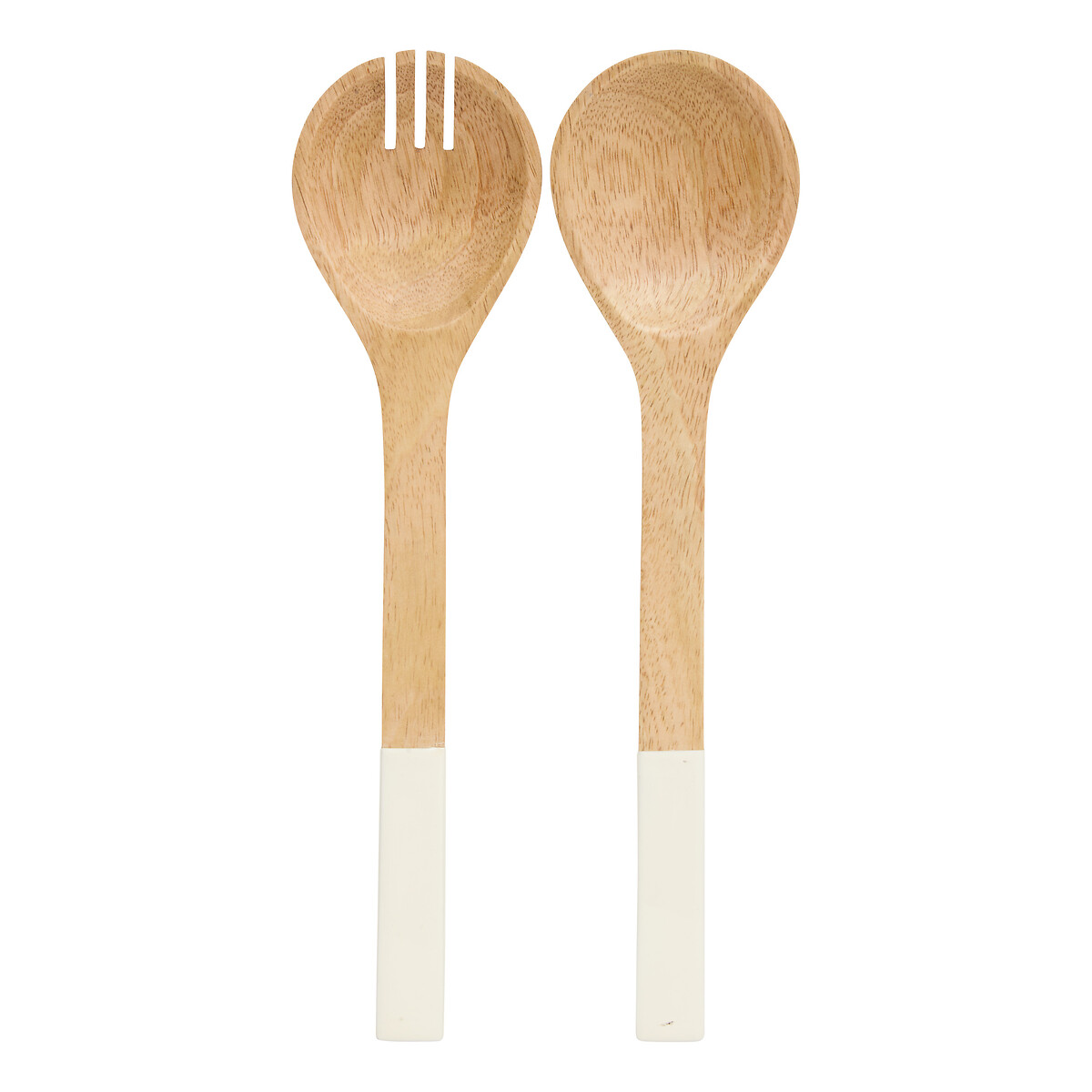 Set de 2 cubiertos para ensalada INAYA blanco