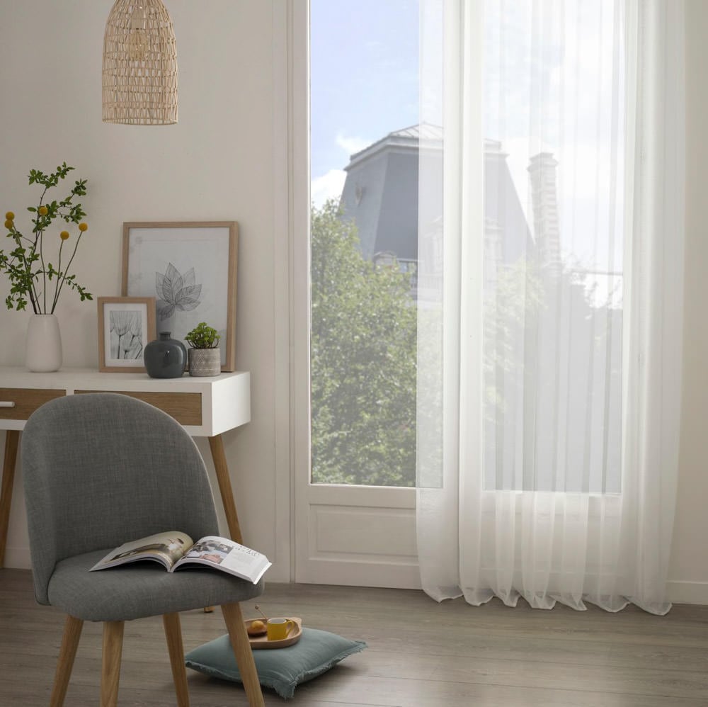 Cortina Moly Branca 135x240cm