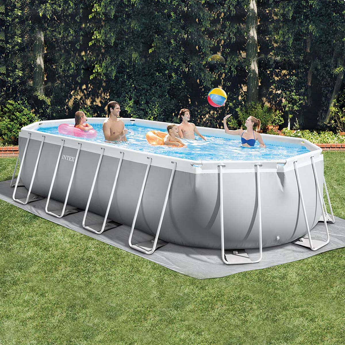 Piscina Tubular Prisma ovalada INTEX
