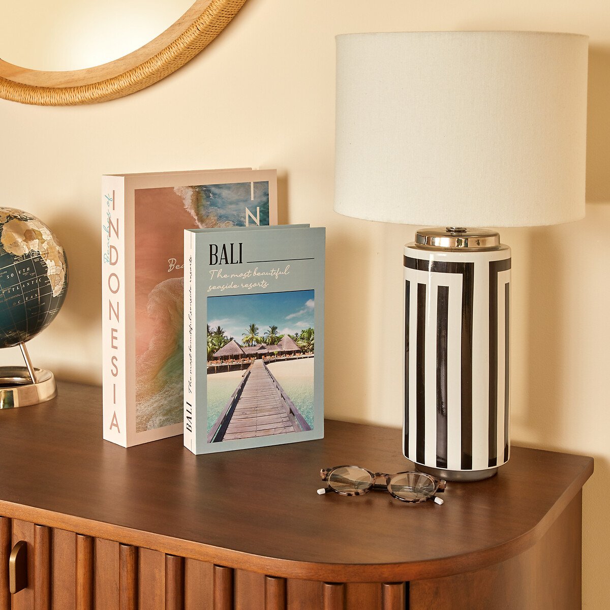 Set de 2 cajas decorativas 33x25x5cm