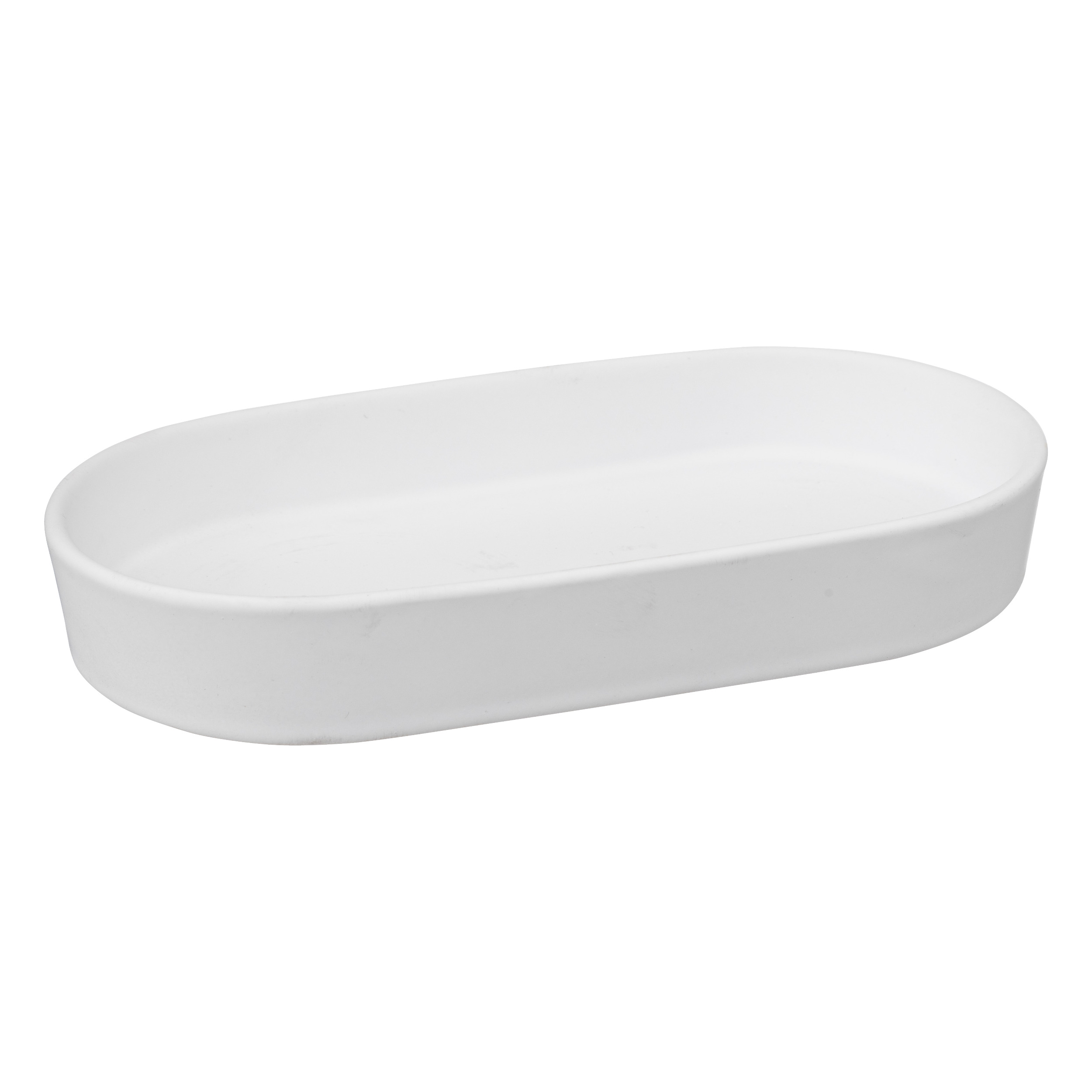 Tabuleiro WC Cocon Branco Em Cer&acirc;mica