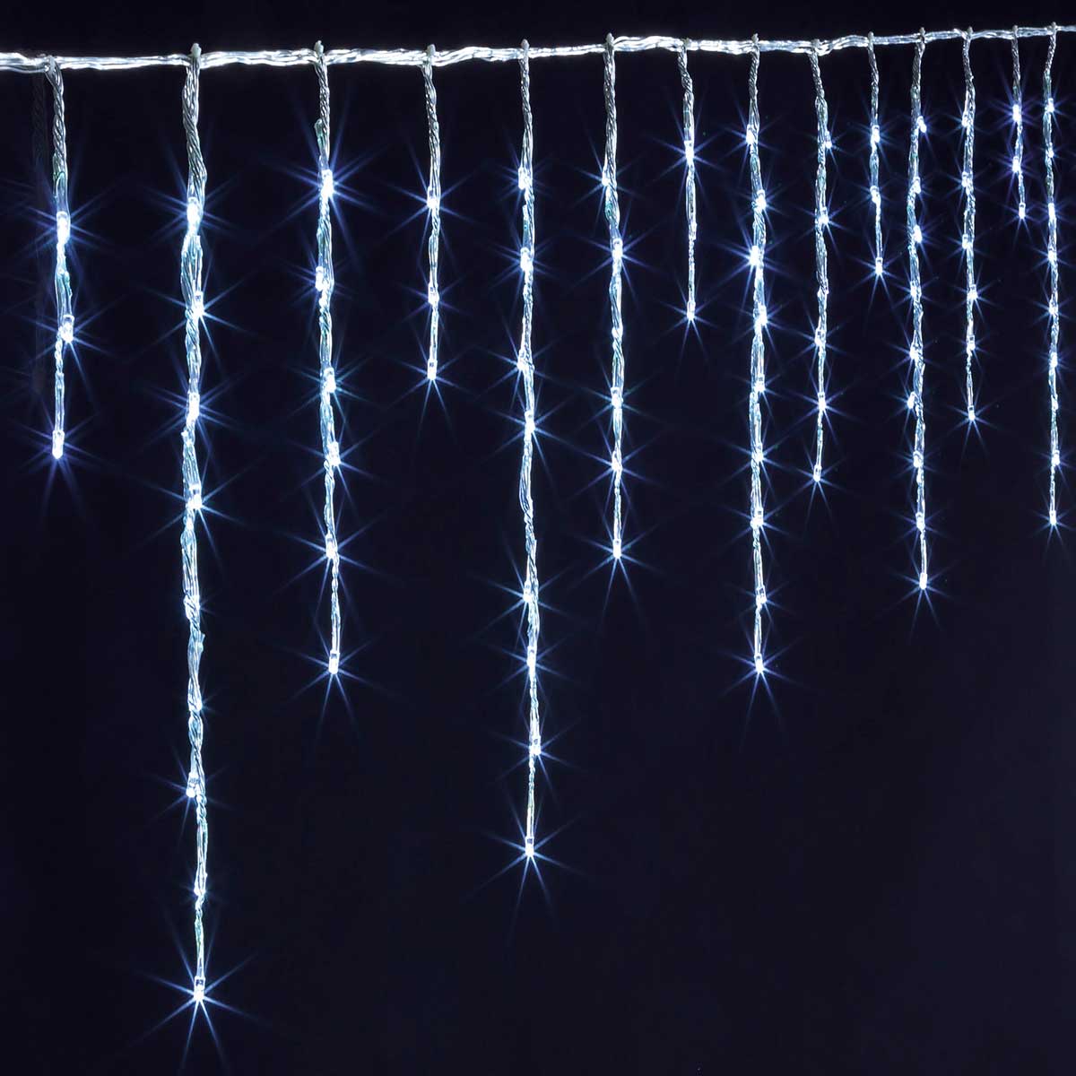 Cortina Luminosa De Natal Efeito Queda De Neve 480 LEDs