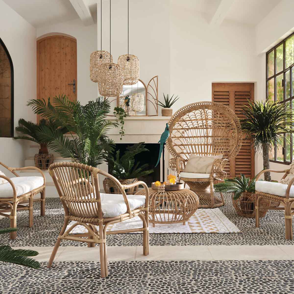 Mesa de centro NETA beige