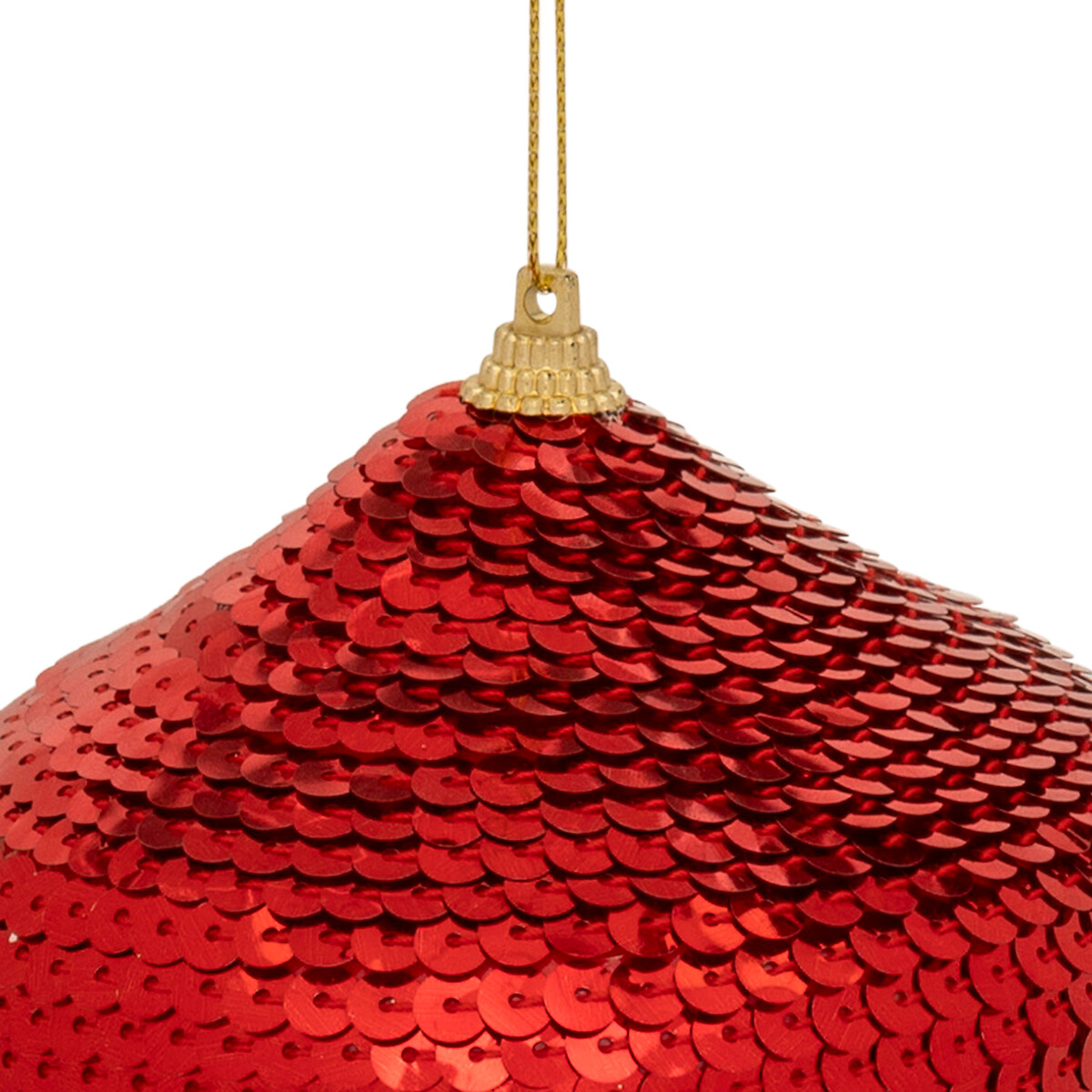 Bota de Navidad con lentejuelas 10cm 