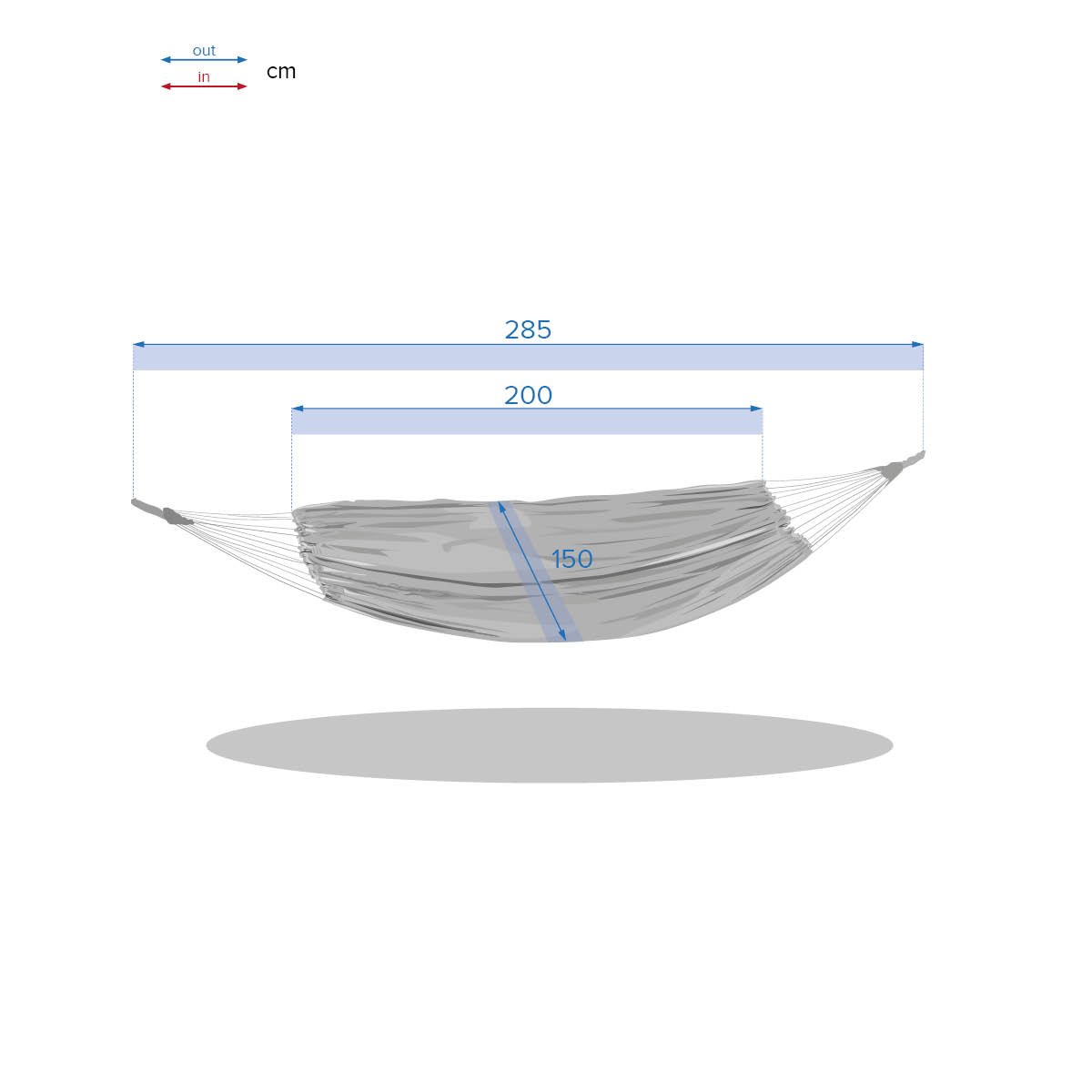 Cama De Rede Yaqui Verde Jade Sem Estrutura 150x307cm