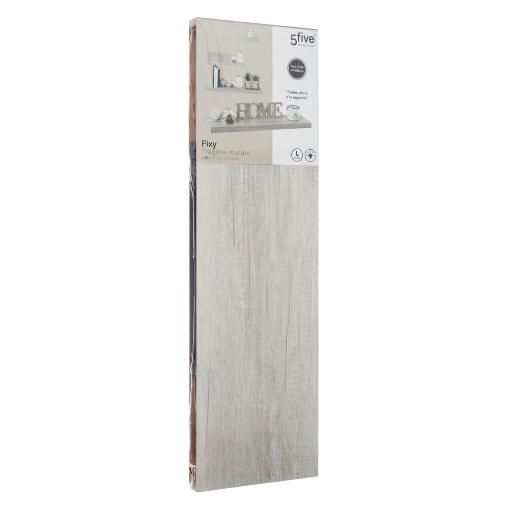 Prateleira Kit Deco MDF Cinza Claro