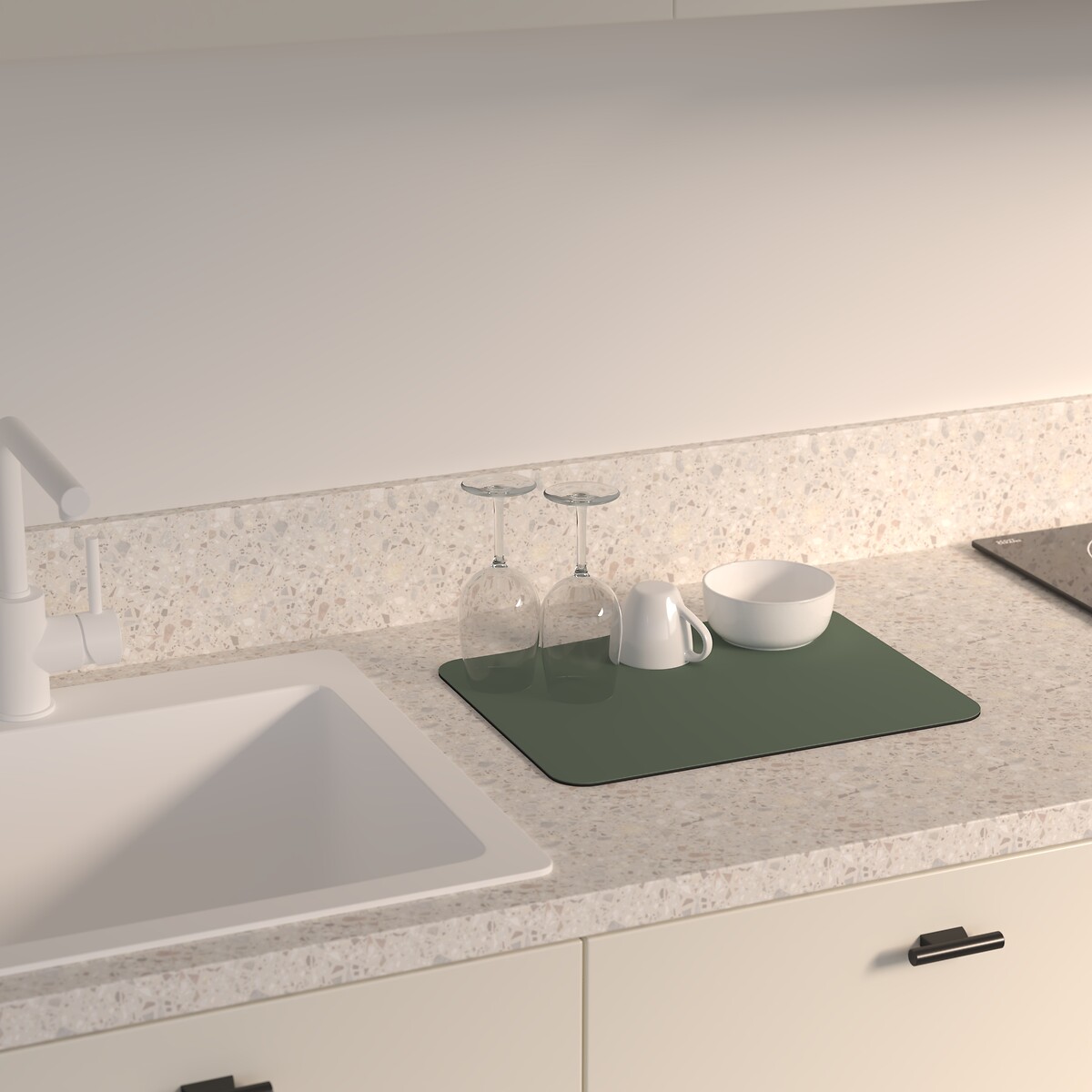 Alfombrilla escurreplatos