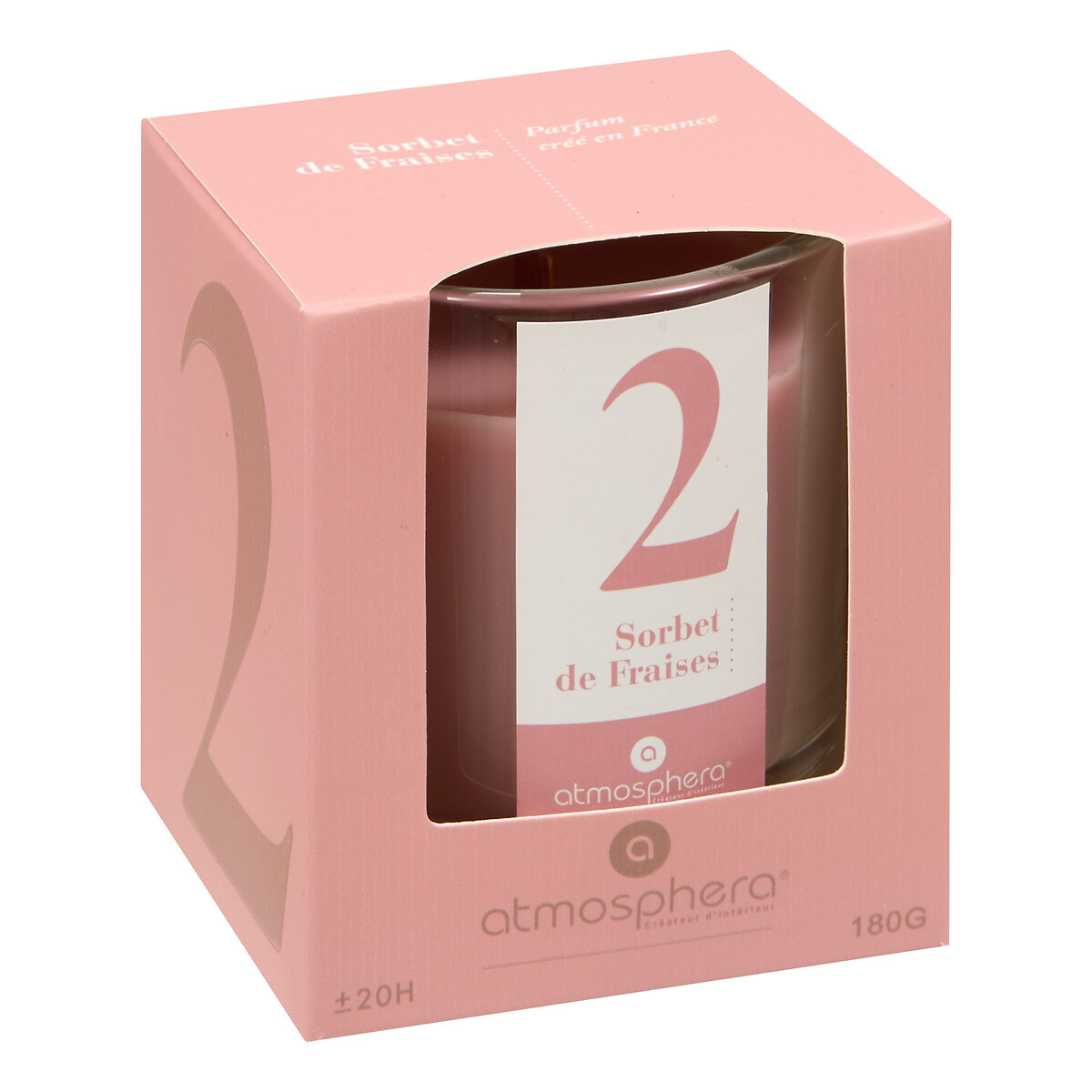 Vela perfumada en vaso de vidrio NUMIA 180g