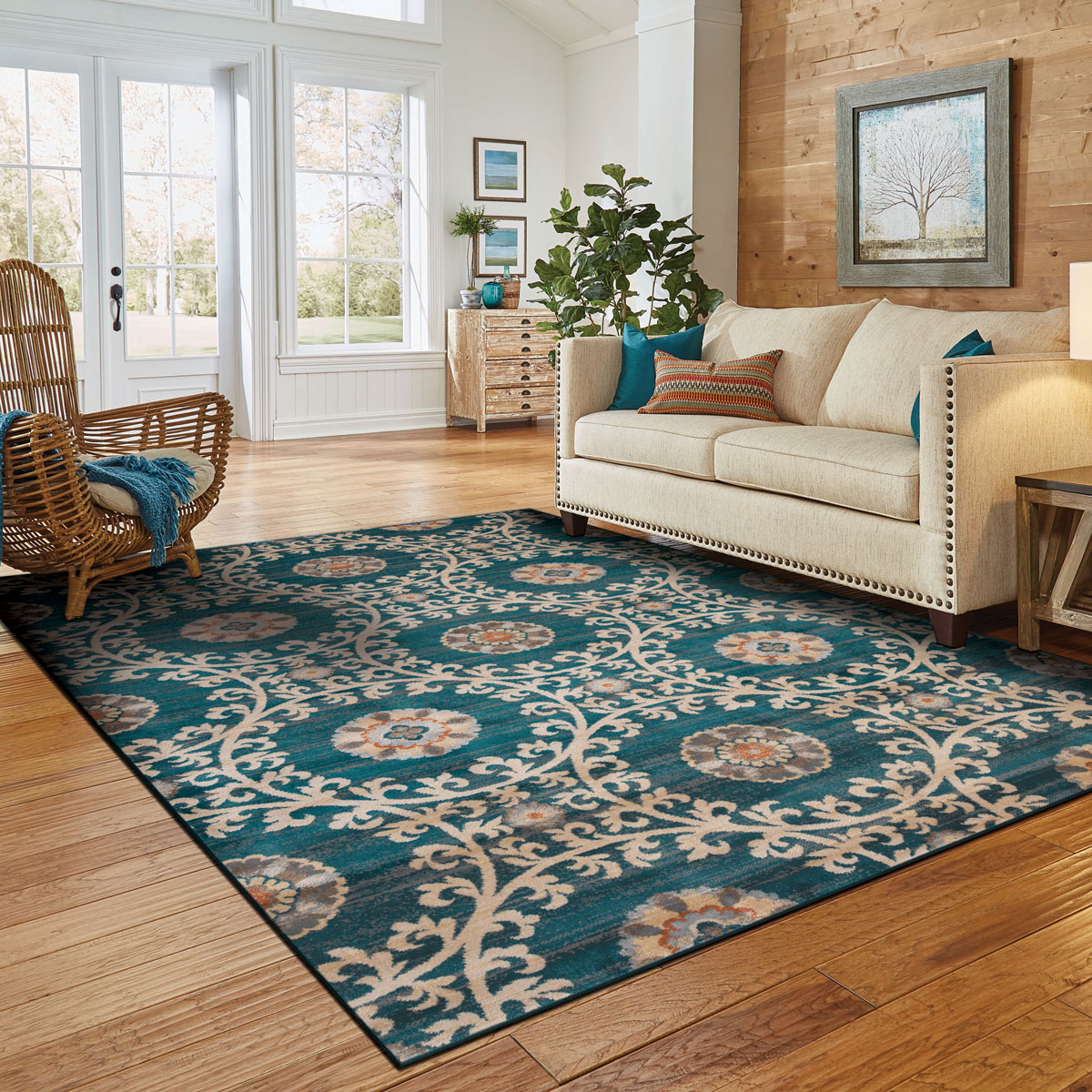 Tapete Lene Azul 200x285cm