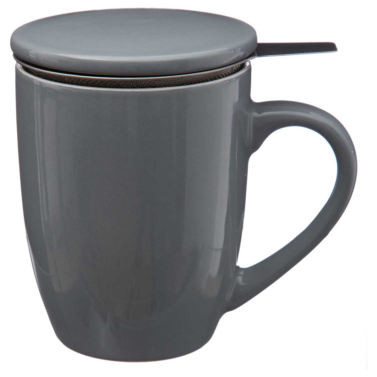 Taza De Cer&aacute;mica Gris + Filtro 32Cl