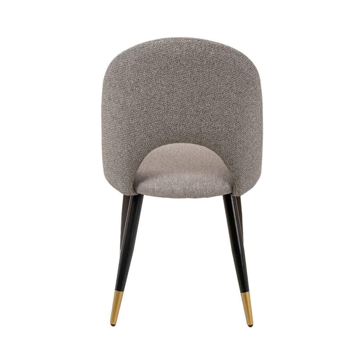 Silla RICK gris con patas metálicas