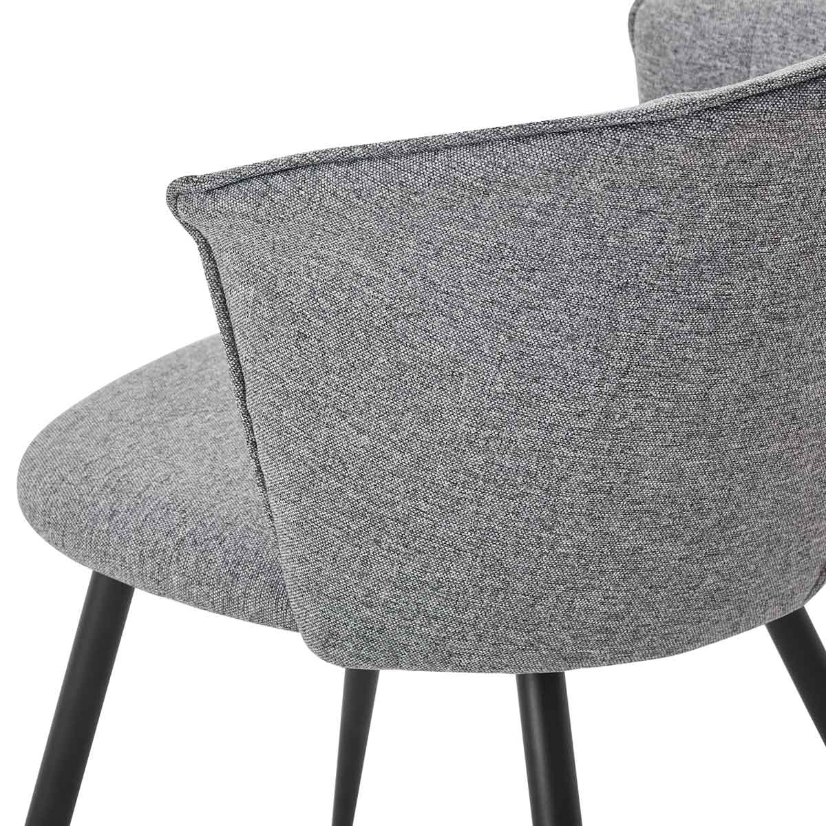 Silla LOLA gris de tela