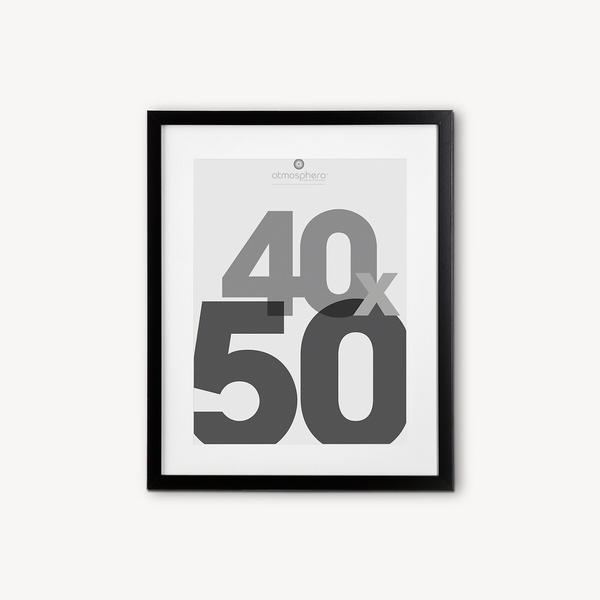 Portarretrato Eva Negro 40x50Cm