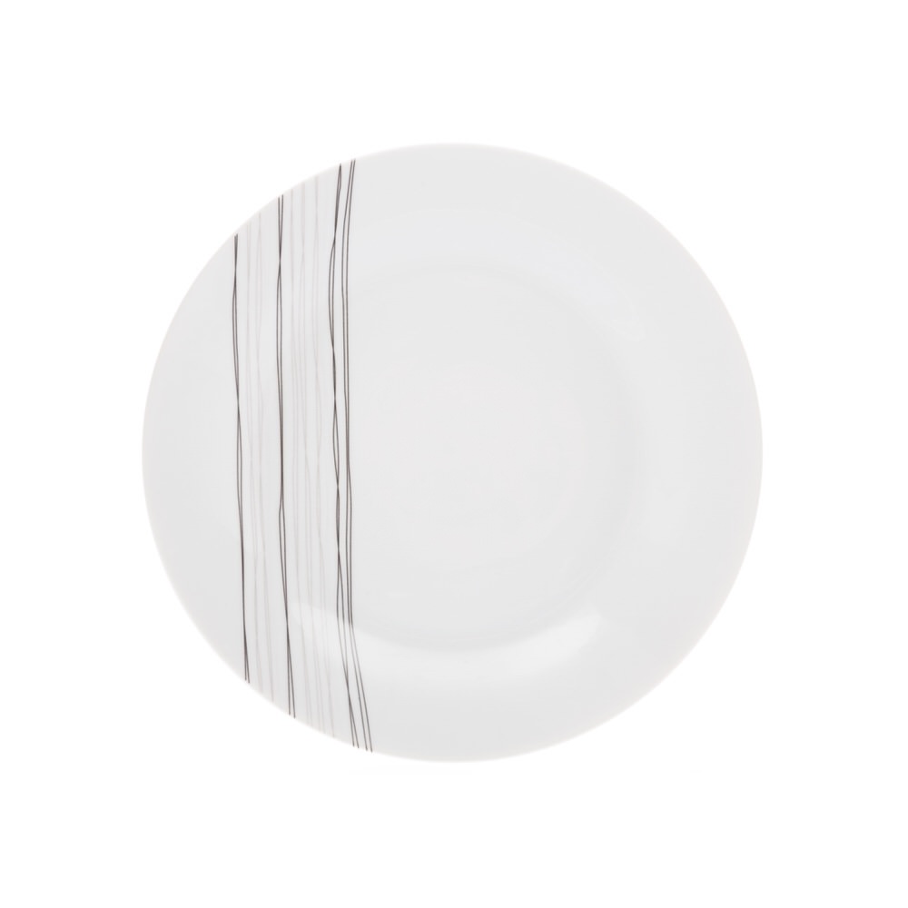 Plato Postre Blanco de Cerámica 