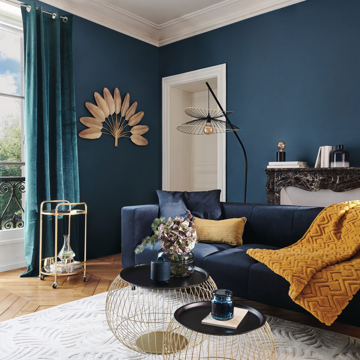 Mesa Auxiliar Alya Metal Tam1/2 49x35Cm