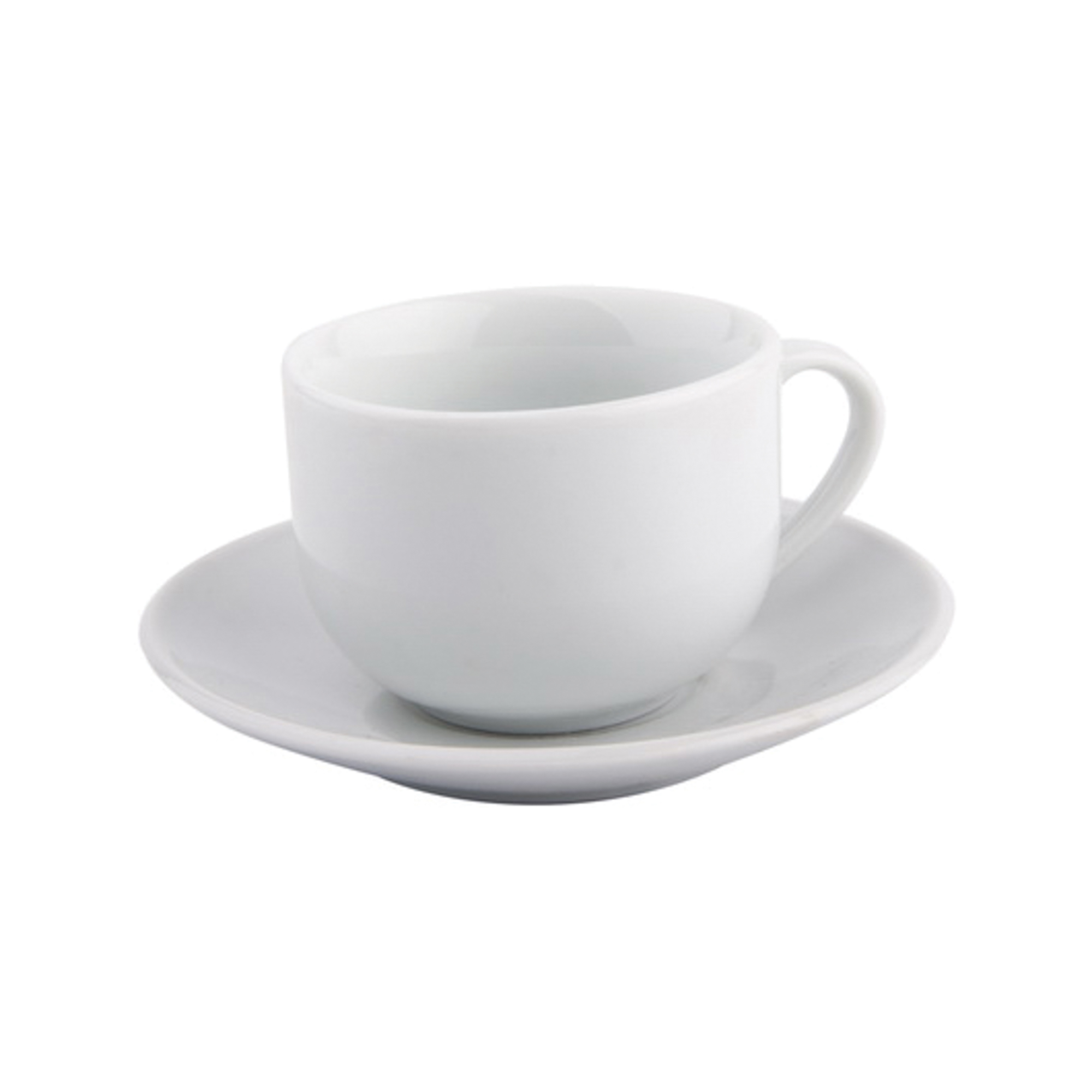Taza De Caf&eacute; Con Plato Blanco 90Cc