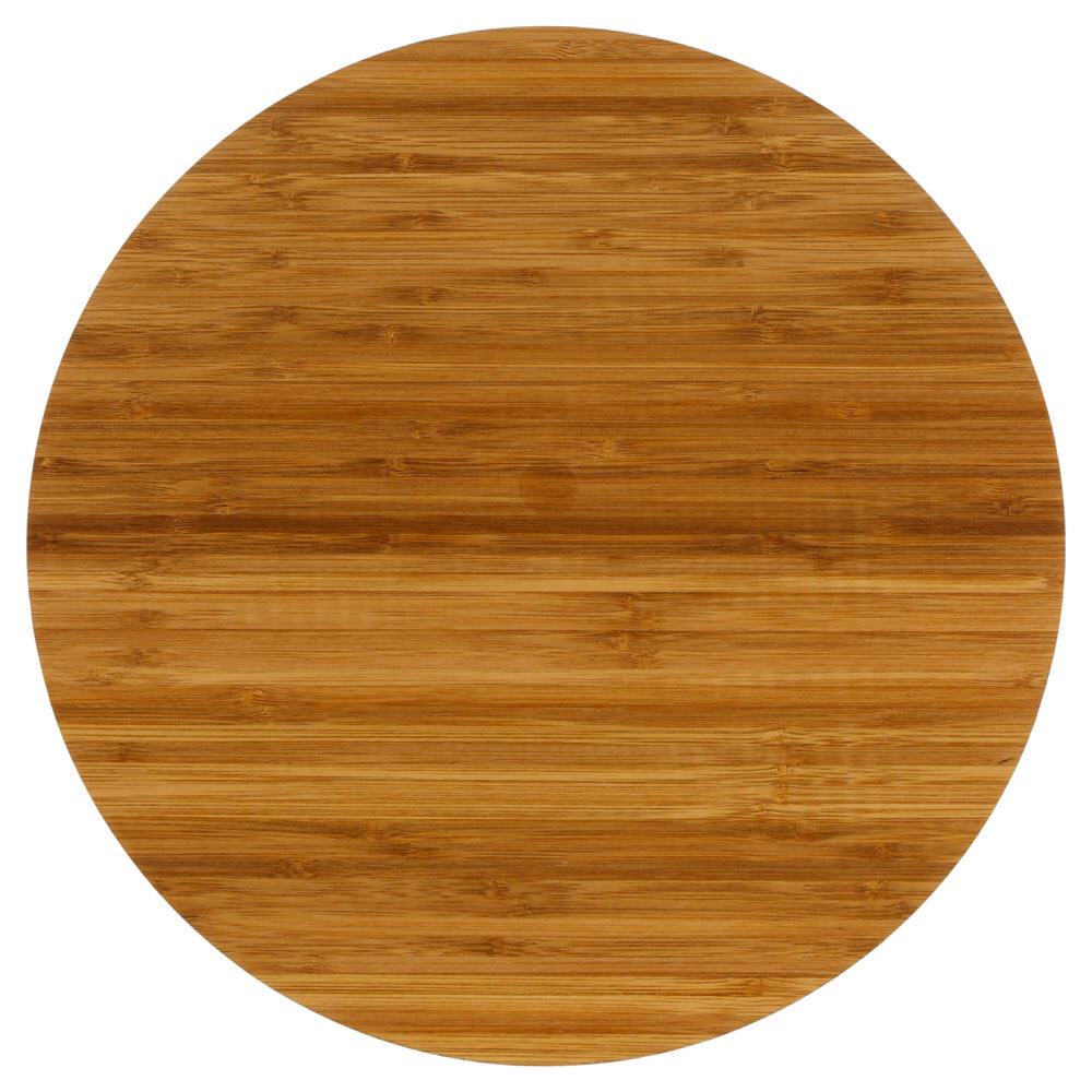 T&aacute;bua Girat&oacute;ria Em Bambu 35cm
