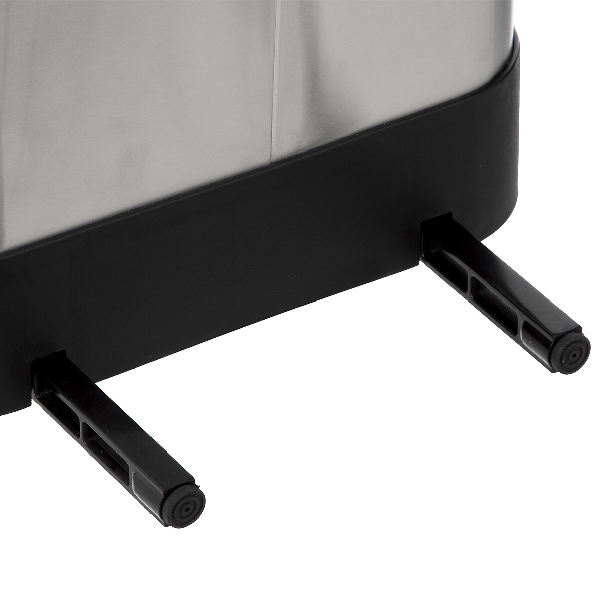 Balde Do Lixo Ariane Prateado Em A&ccedil;o Inox 30l