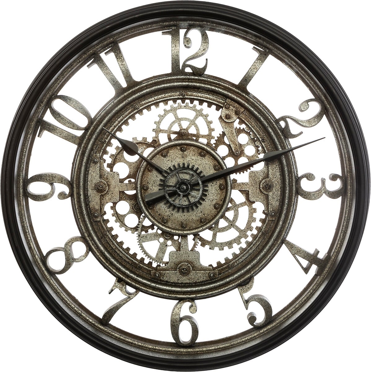 Reloj De Pared De Pl&aacute;stico 50x7.5Cm