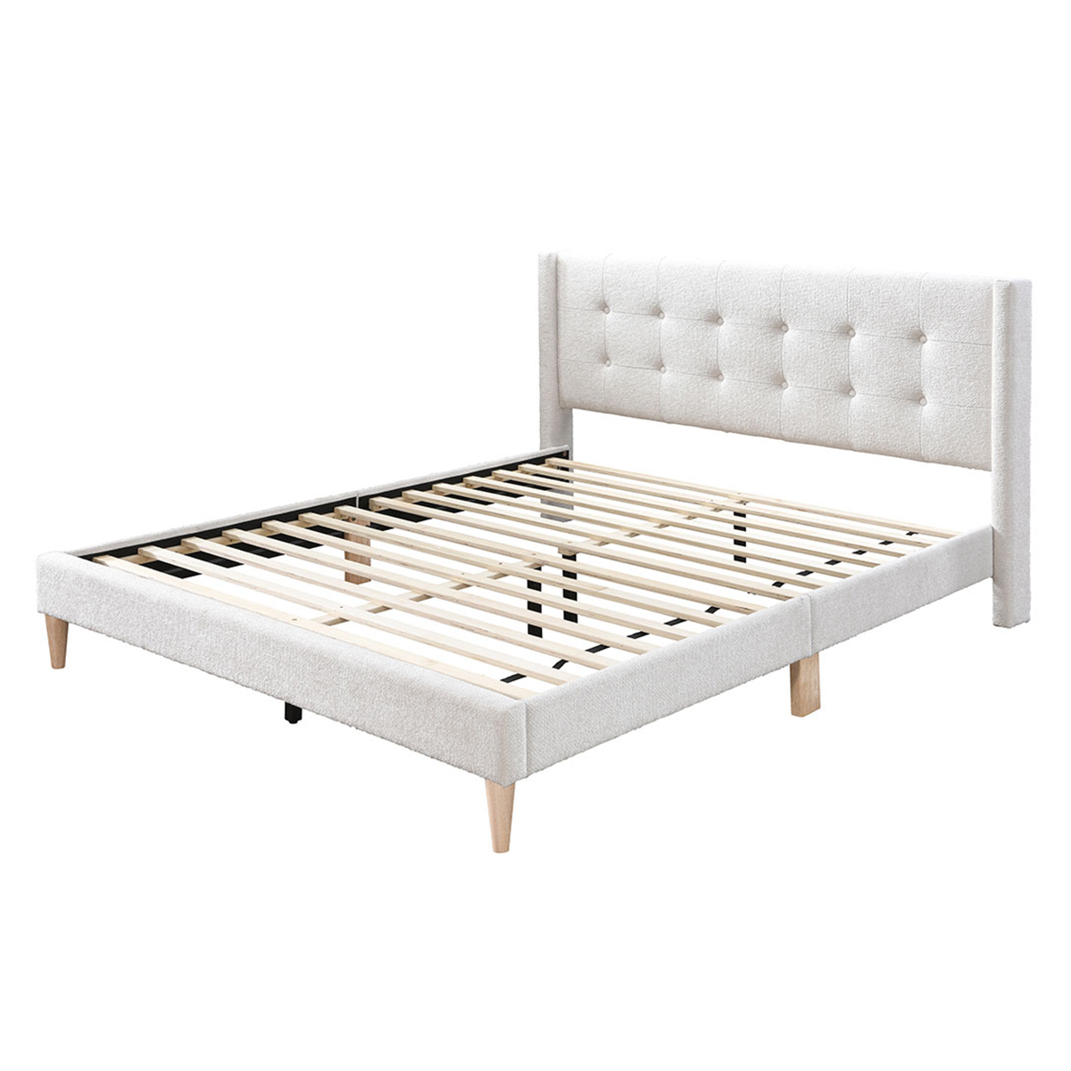Cama Pearl Bege 174x210cm