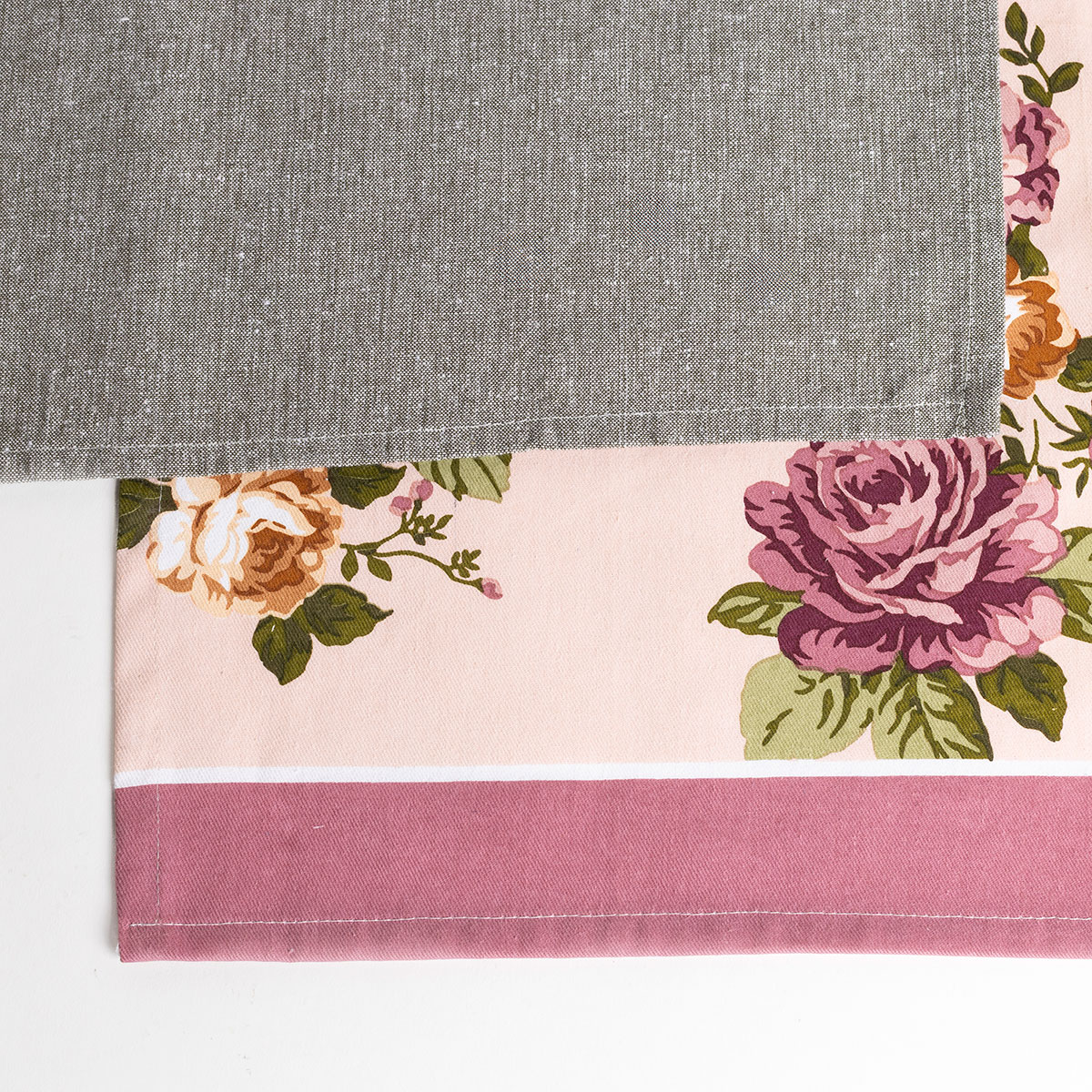 Set de 2 paños BELLISSIMA ANNABEL rosa 46x65cm