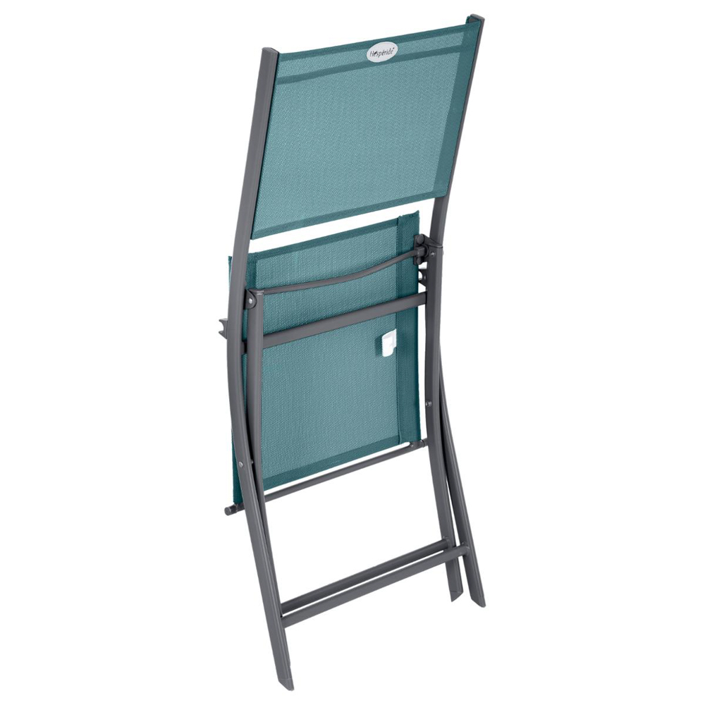 Silla plegable MODULA azul canard