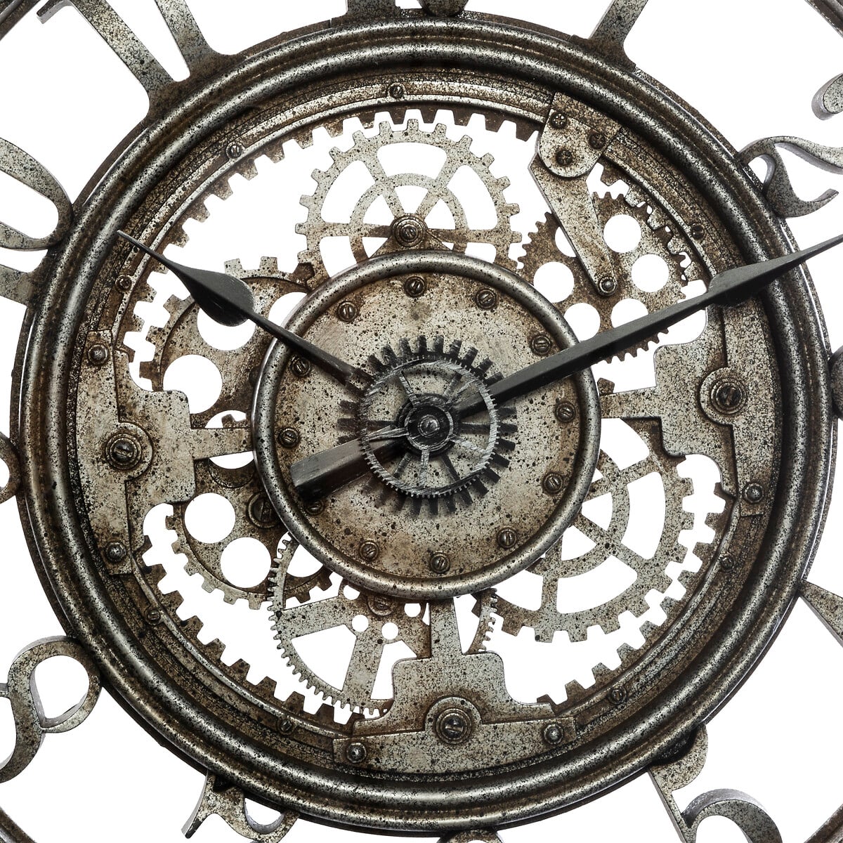 Reloj De Pared De Pl&aacute;stico 50x7.5Cm