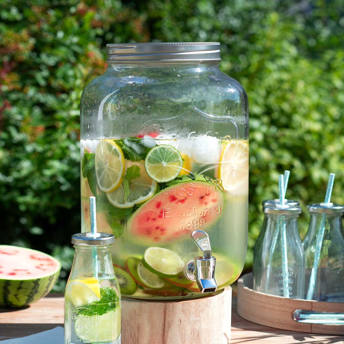 Dispensador De Vidrio C/Grifo 8L