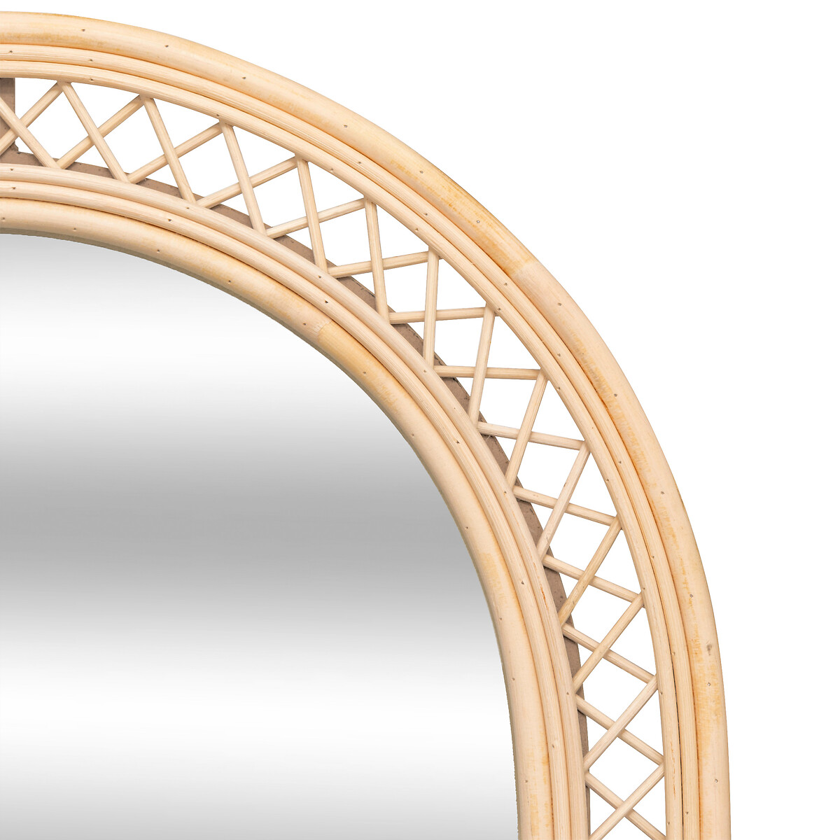 Espejo de pared ANAHI de rattan 87x47cm