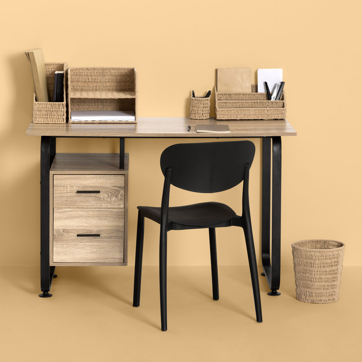 Organizador con 5 compartimentos KORD beige