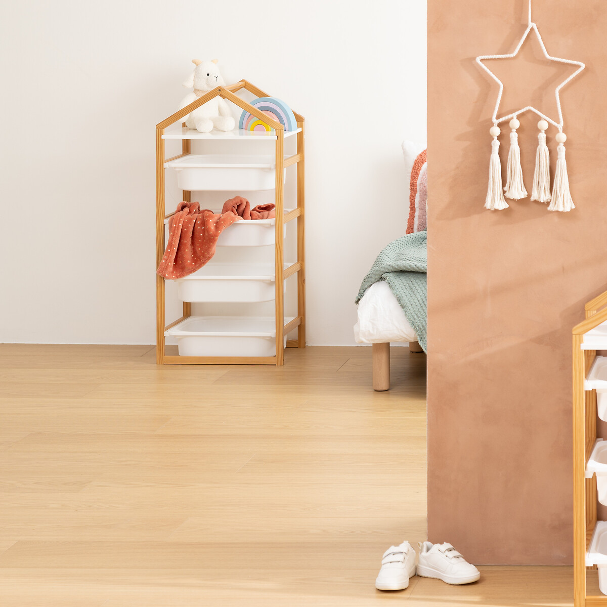 Mueble de organización BAKO 5 niveles y 4 cestas