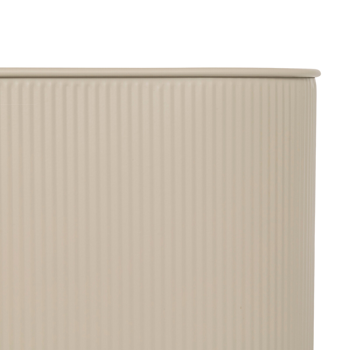 Florero AZE de metal beige 27cm