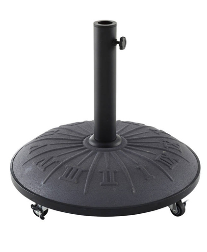 Base para parasol hormig&oacute;n c/ruedas 25kg