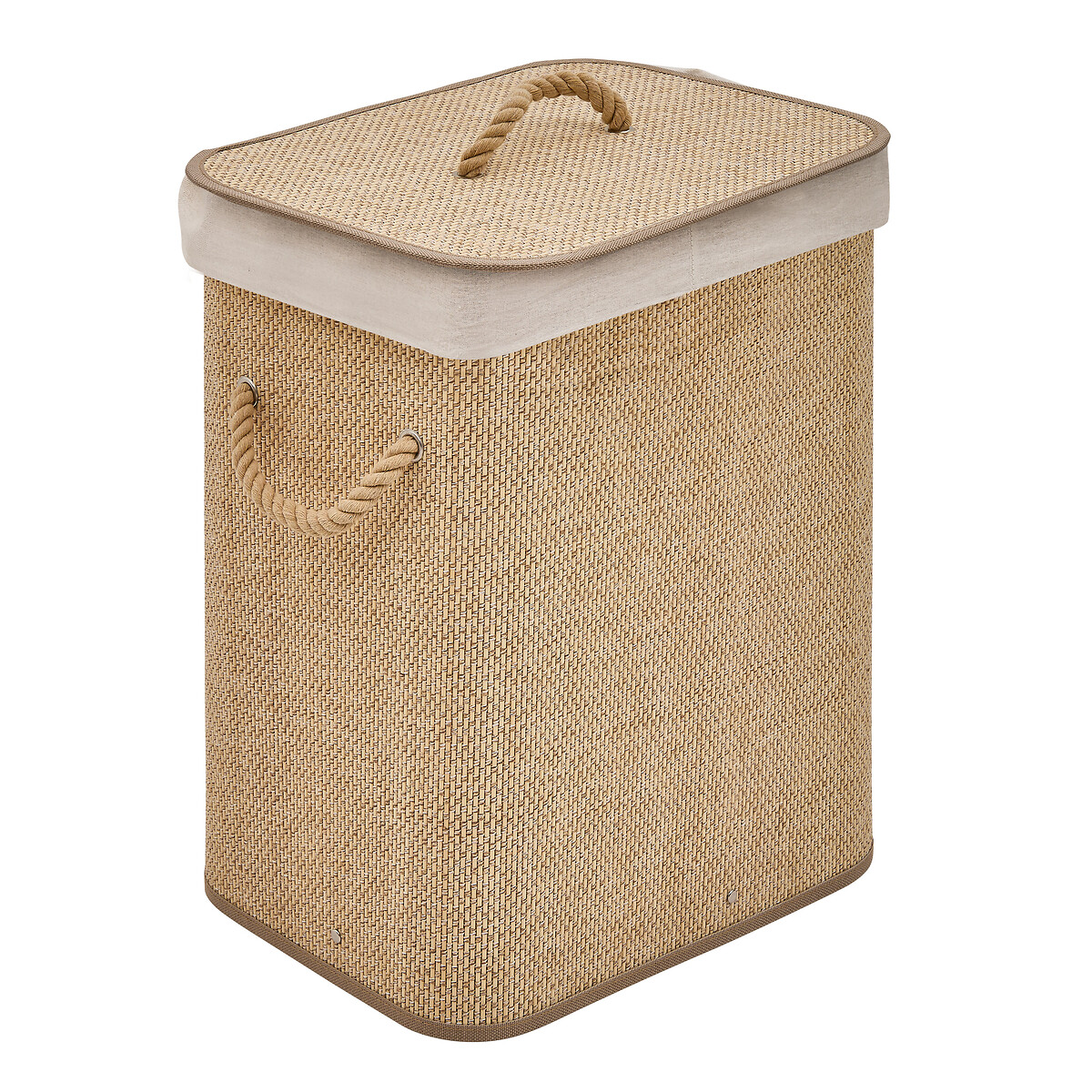 Cesto ropa wc STEMPY blanco 60L